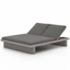Leroy Weathered Grey Outdoor Double Chaise -Famous Furniture Shop 227876 006 PRM 1 64490.1623954251