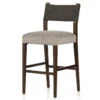 Ferris Black Leather + Grey Fabric Upholstered Bar Stool -Famous Furniture Shop 227893 005 PRM 1 1 18171.1692366549