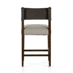 Ferris Black Leather + Grey Fabric Upholstered Counter Stool -Famous Furniture Shop 227893 006 BCK 1 1 68807.1692366256
