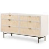 Luella Matte Alabaster 6 Drawer Dresser