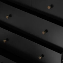 Soto Black 5 Drawer Dresser -Famous Furniture Shop 228013 001 DET 2 47421.1638999838