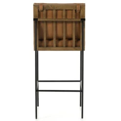 Crete Sierra Butterscotch Leather Bar Stool -Famous Furniture Shop 228057 011 BCK 1 66263.1709814469