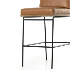 Crete Sierra Butterscotch Leather Bar Stool -Famous Furniture Shop 228057 011 DET 6 21045.1709814469