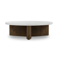 Toli Italian Marble Top Round Coffee Table 50" -Famous Furniture Shop 228121 008 FRT 1 1 61197.1695601226