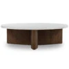 Toli Italian Marble Top Round Coffee Table 50" -Famous Furniture Shop 228121 008 PRM 1 1 10224.1695601224