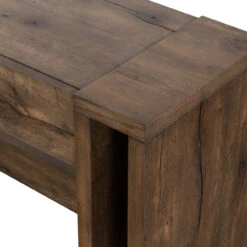 Beam Rustic Fawn Veneer Console Table -Famous Furniture Shop 228125 002 DET 3 25413.1638401466