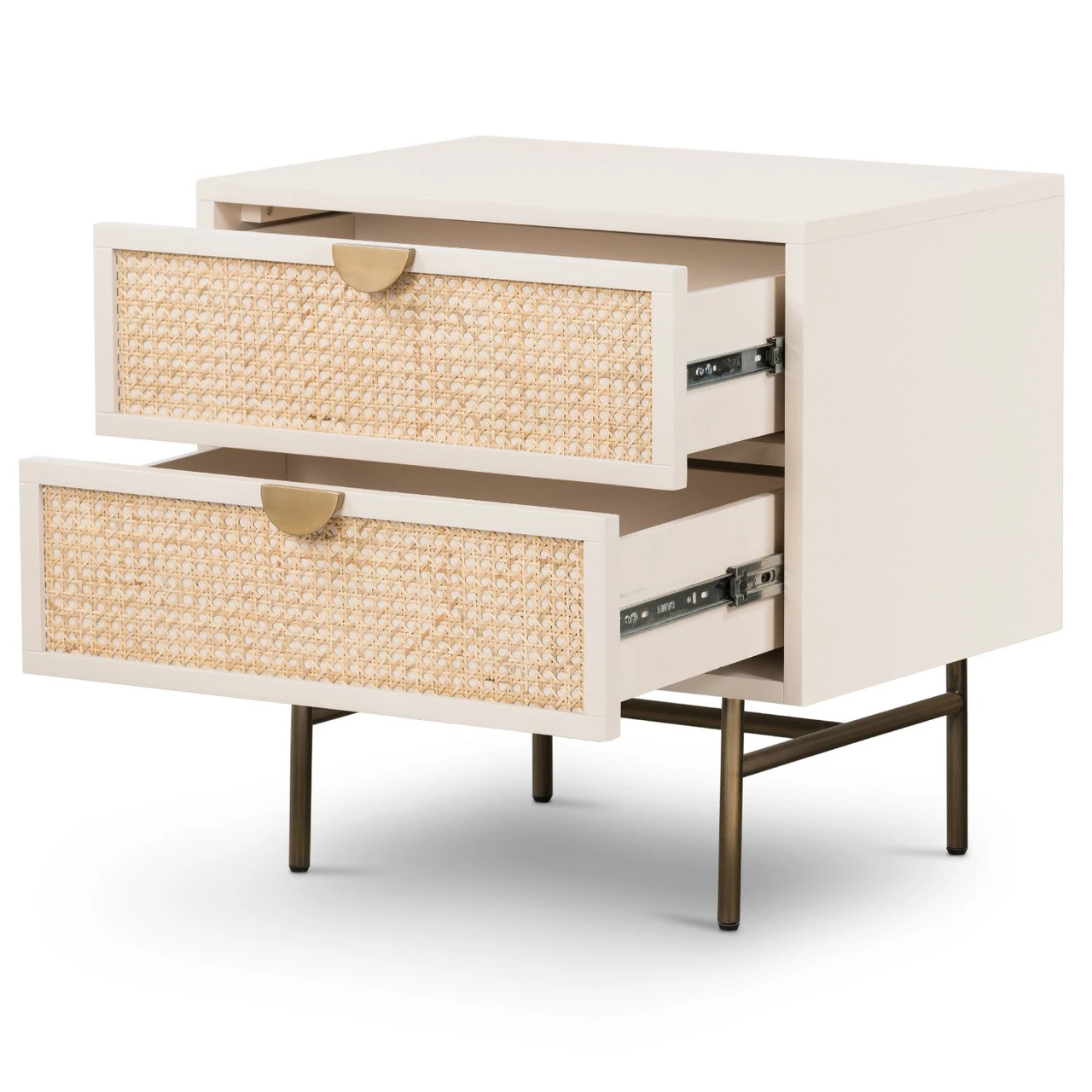 Luella Matte Alabaster Nightstand 5 Luella Matte Alabaster Nightstand - Image 3