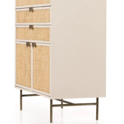 Luella Matte Alabaster Tall Dresser -Famous Furniture Shop 228259 001 DET 6 48272.1638998326