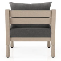 Waller Brown Teak Outdoor Chair -Famous Furniture Shop 228971 001 BCK 1 83073.1655985432