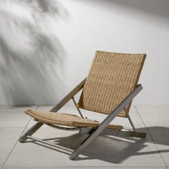 Allister Faux Hyacinth Outdoor Folding Chair -Famous Furniture Shop 229031 003 VIG 1 88912.1656327858