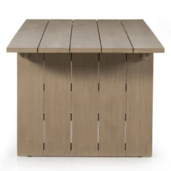 Belton Brown Teak Outdoor Dining Table -Famous Furniture Shop 229224 002 SID 1 75070.1654081094