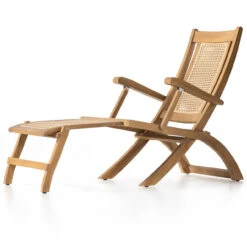 Jost Natural Teak Outdoor Chaise Lounge