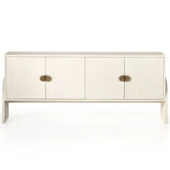 Cressida Painted Linen 4-Door Sideboard -Famous Furniture Shop 229274 001 FRT 1 44664.1672794351