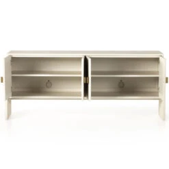 Cressida Painted Linen 4-Door Sideboard -Famous Furniture Shop 229274 001 OPN 1 45768.1672794352