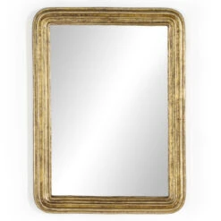 Vintage Louis Antiqued Gold Leaf Mirror 48" -Famous Furniture Shop 229288 003 PRM 1 76952.1690903082