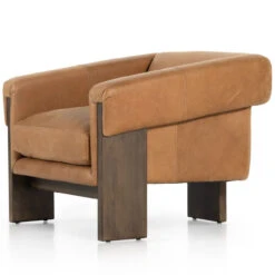 Cairo Palermo Cognac Leather Chair -Famous Furniture Shop 229370 005 DET 1 59872.1670801673