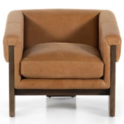 Cairo Palermo Cognac Leather Chair -Famous Furniture Shop 229370 005 FRT 1 91564.1670801669