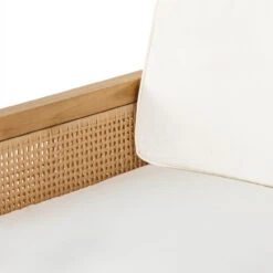 Merit Teak Wood & Woven Cane Outdoor Sofa 54" -Famous Furniture Shop 229397 001 DET 4 44688.1680107846