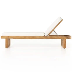 Merit Teak Wood & Woven Cane Outdoor Chaise Lounge -Famous Furniture Shop 229407 001 SID 1 07249.1680107262