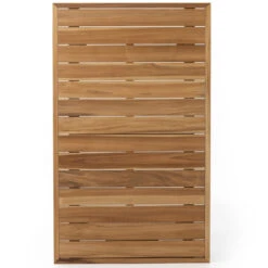 Merit Teak Wood & Woven Cane Outdoor Coffee Table 50" -Famous Furniture Shop 229412 001 TOP 1 59690.1680107487