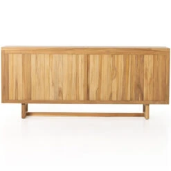 Merit Teak Wood & Woven Cane Outdoor Sideboard 72" -Famous Furniture Shop 229414 001 BCK 1 43974.1680107565