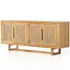 Merit Teak Wood & Woven Cane Outdoor Sideboard 72" -Famous Furniture Shop 229414 001 PRM 1 45598.1680107557