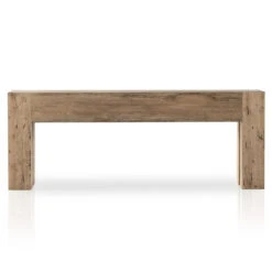 Abaso Rustic Oak Large Console Table 86" -Famous Furniture Shop 229656 002 FRT 1 32255.1683995202