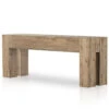 Abaso Rustic Oak Large Console Table 86" -Famous Furniture Shop 229656 002 PRM 1 28314.1683995198