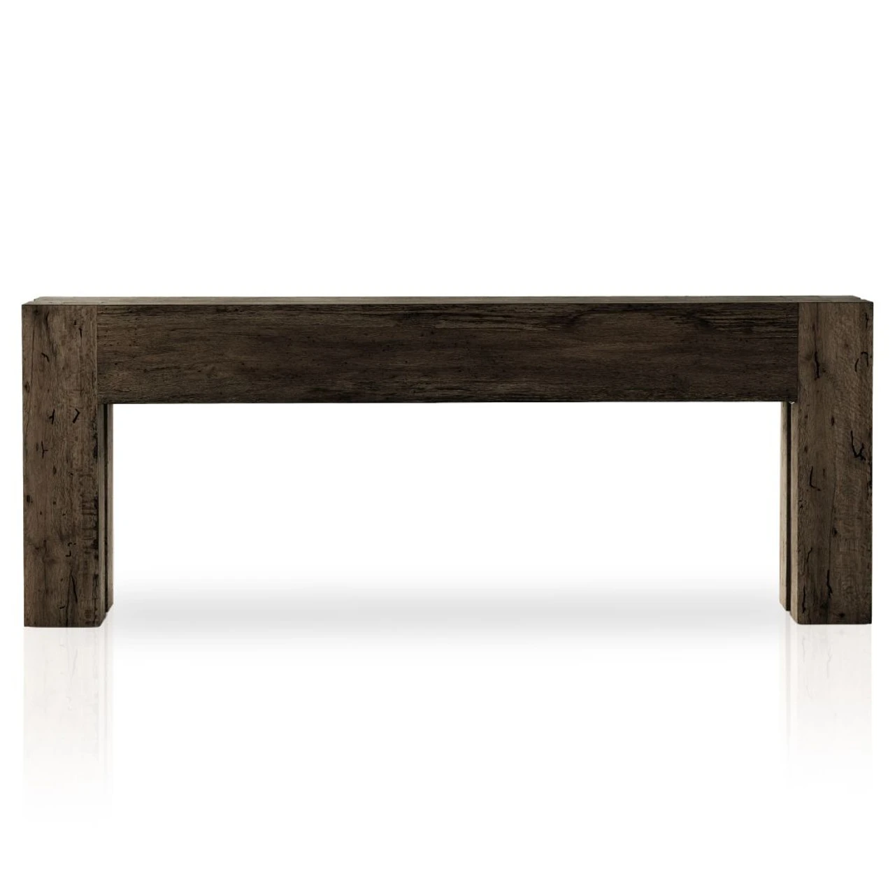 Abaso Ebony Rustic Oak Large Console Table 86" 5 Abaso Ebony Rustic Oak Large Console Table 86" - Image 3