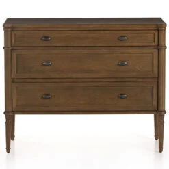 Maison Toasted Oak 3 Drawers Chest 44" -Famous Furniture Shop 229768 001 FRT 1 40544.1673483207