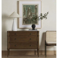 Maison Toasted Oak 3 Drawers Chest 44" -Famous Furniture Shop 229768 001 VIG 2 47205.1673483210