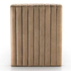 Augustine Leather Channel Tufted Chaise Lounge -Famous Furniture Shop 229871 005 BCK 1 53357.1687024905