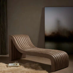 Augustine Leather Channel Tufted Chaise Lounge -Famous Furniture Shop 229871 005 ESS 1 64617.1687024901