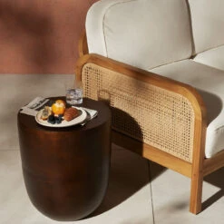 Basil Antique Rust Outdoor Drink Table -Famous Furniture Shop 229987 002 ESS 1 11708.1673822841