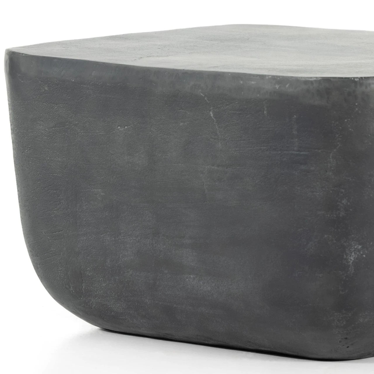 Basil Aged Grey Square Outdoor End Table 6 Basil Aged Grey Square Outdoor End Table - Image 4