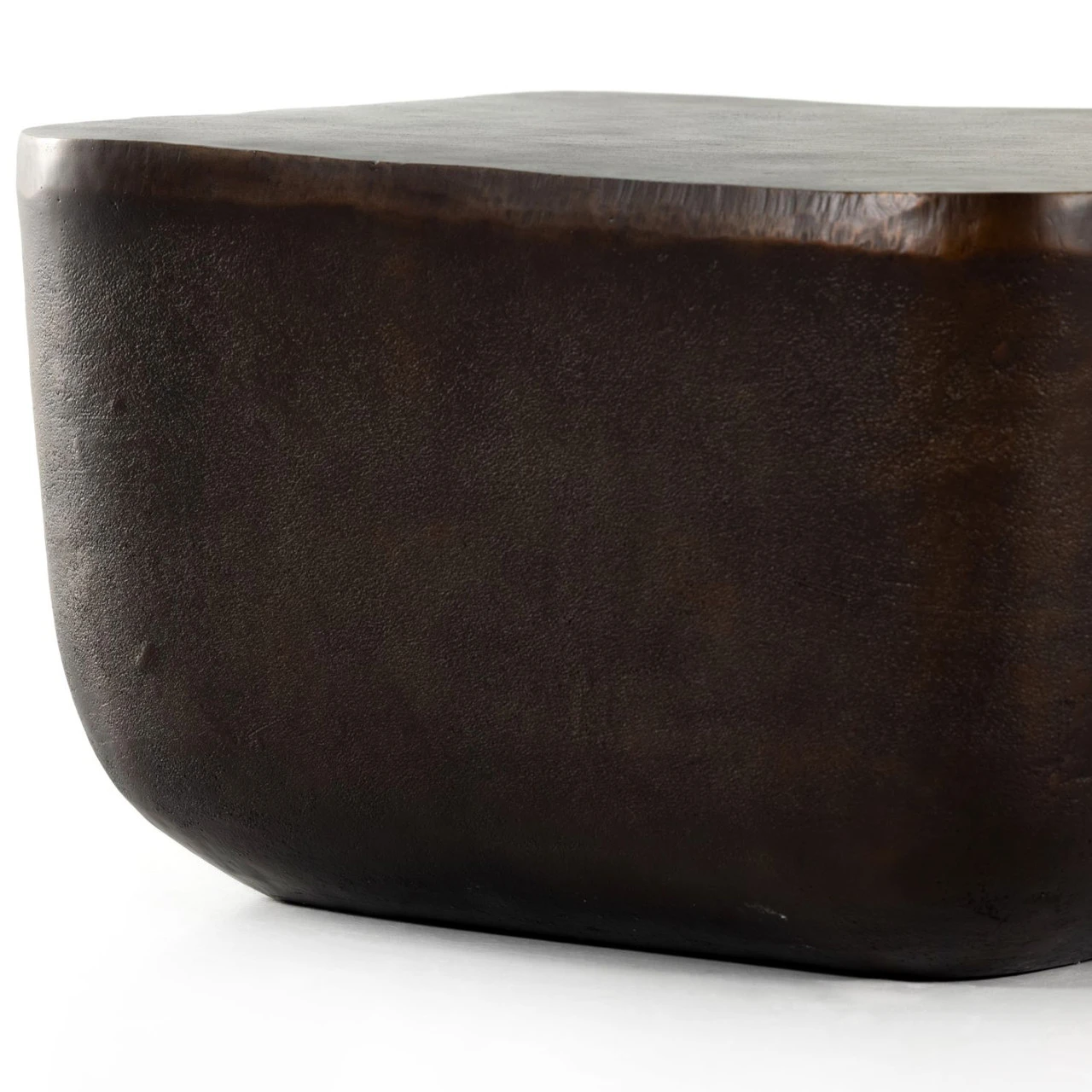 Basil Antique Rust Square Outdoor End Table 5 Basil Antique Rust Square Outdoor End Table - Image 3