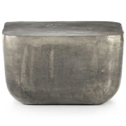 Basil Antique Nickel Square Outdoor End Table -Famous Furniture Shop 229989 004 FRT 1 27754.1673824410