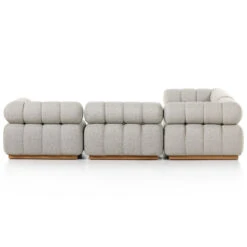Roma Outdoor Faye Ash 5 Piece Sectional -Famous Furniture Shop 230028 001 BCK 1 27315.1623530583