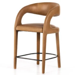 Hawkins Modern Leather Upholstered Counter Stools -Famous Furniture Shop 230067 017 PRM 1 1 87302.1692122652