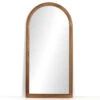 Gulliver Smoked Wood Frame Arched Floor Mirror 77" -Famous Furniture Shop 230068 001 PRM 1 98331.1690930466