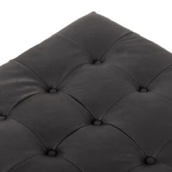 Halston Tufted Heirloom Black Leather Ottoman -Famous Furniture Shop 230136 001 DET 3 57251.1683230178