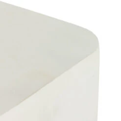 Basil Matte White Square Outdoor Drink Table -Famous Furniture Shop 230633 003 DET 4 03620.1673827079