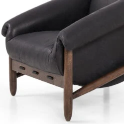 Reggie Heirloom Black Leather Chair -Famous Furniture Shop 230798 004 DET 3 39481.1672089130