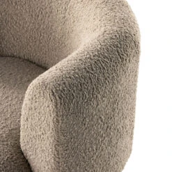 Tybalt Sheepskin Camel Swivel Chair -Famous Furniture Shop 231367 001 DET 5 23382.1672203524