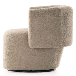 Tybalt Sheepskin Camel Swivel Chair -Famous Furniture Shop 231367 001 SID 1 81468.1672203527