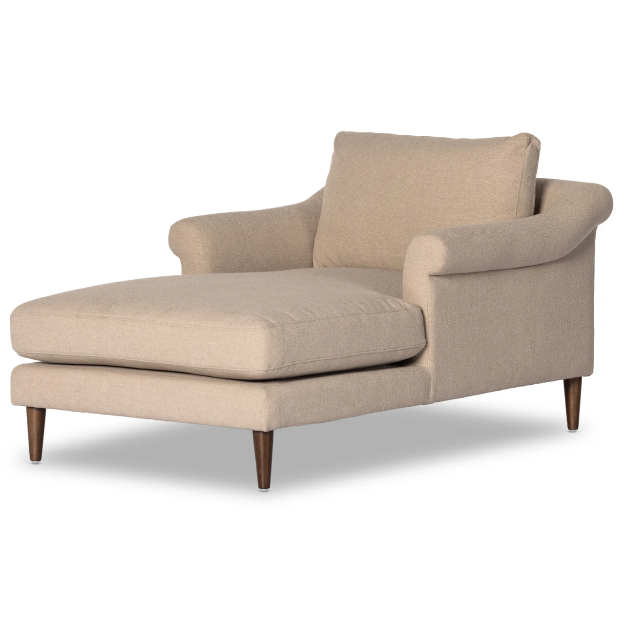 Mollie Antwerp Taupe Upholstered Chaise Lounge 3 Mollie Antwerp Taupe Upholstered Chaise Lounge