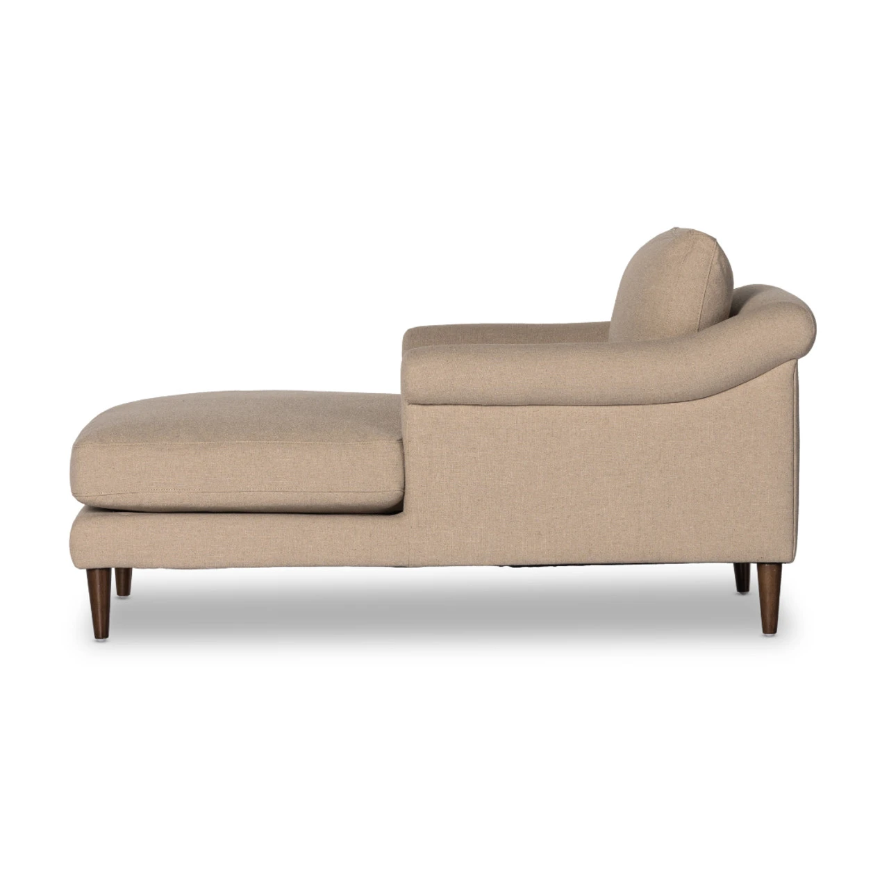 Mollie Antwerp Taupe Upholstered Chaise Lounge 6 Mollie Antwerp Taupe Upholstered Chaise Lounge - Image 4