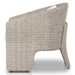 Fae Vintage White Woven Outdoor Chair -Famous Furniture Shop 231819 004 SID 1 00066.1710318421