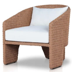 Fae Vintage Natural Woven Outdoor Chair