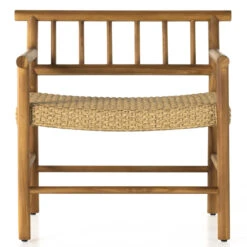 Larsen Natural Teak Outdoor Chair -Famous Furniture Shop 231931 001 FRT 1 66746.1657977594